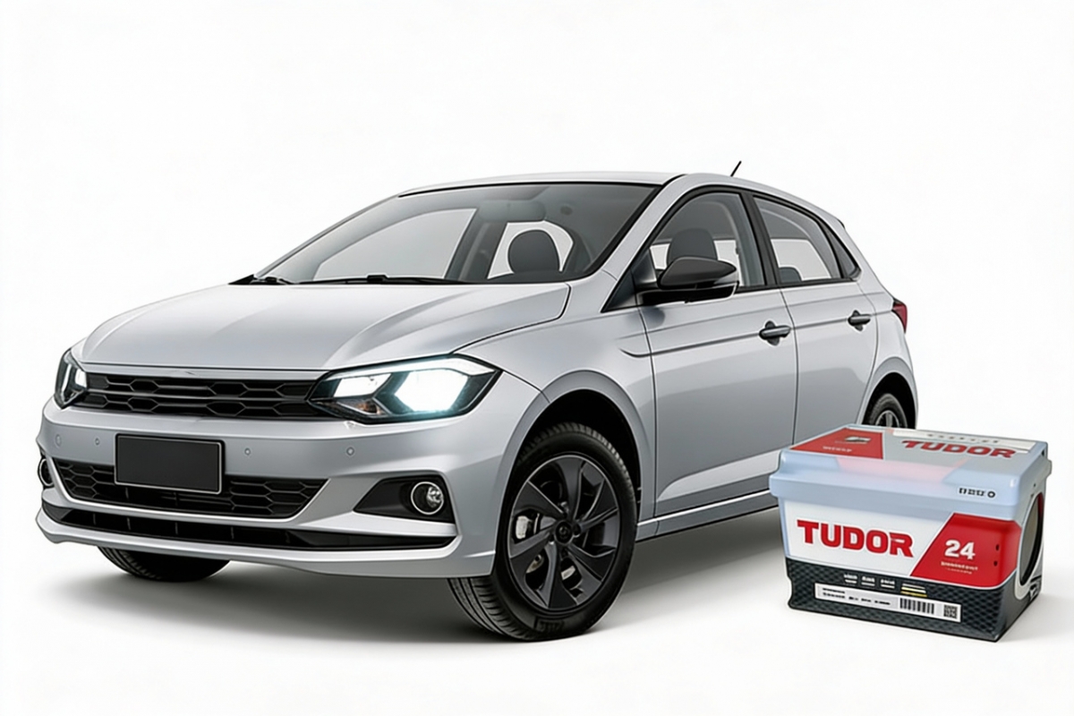 carro polo e bateria tudor